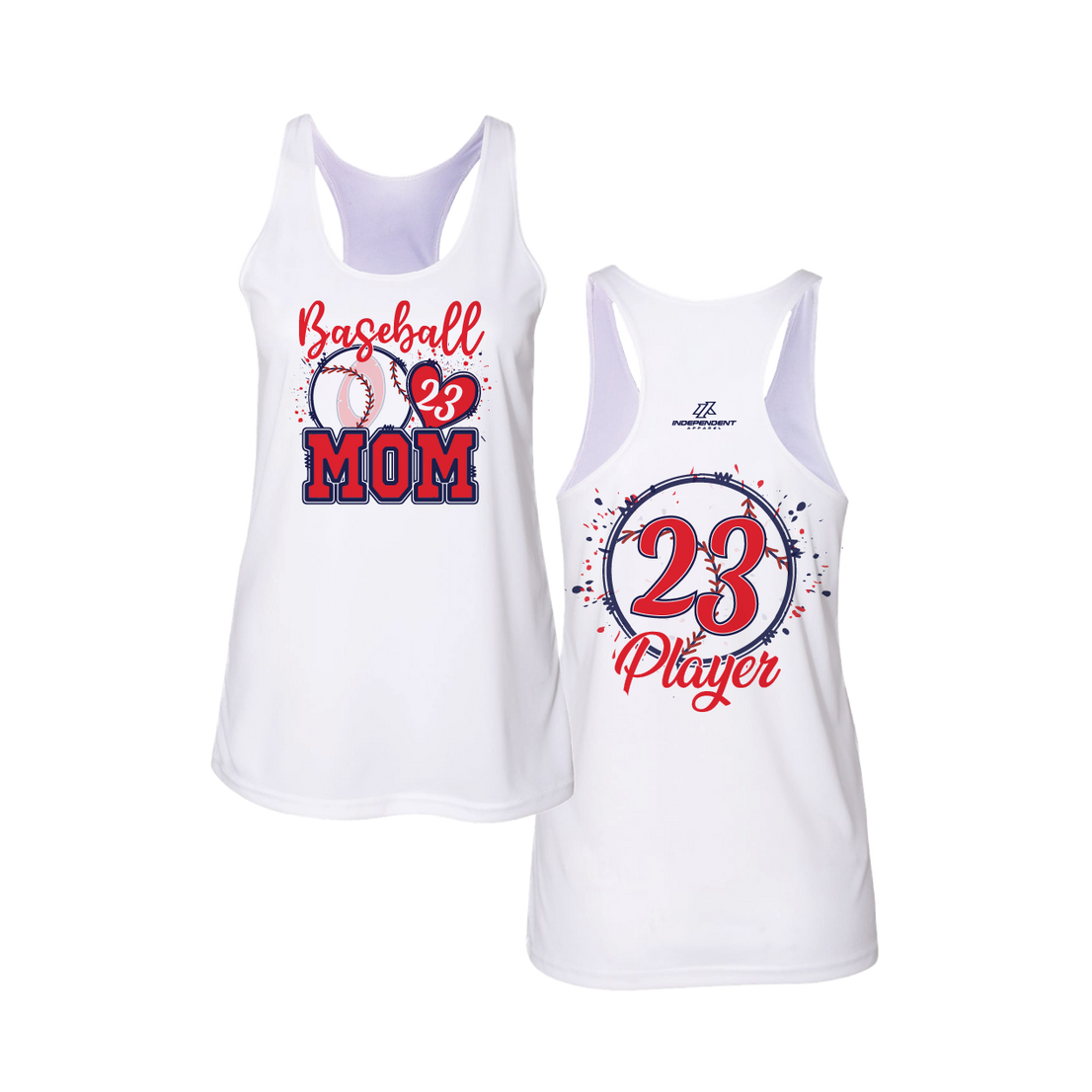 Okeeheelee Baseball Mom Logo Tank