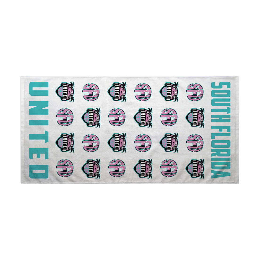 South Florida United Vice All Over Print Bench Towel