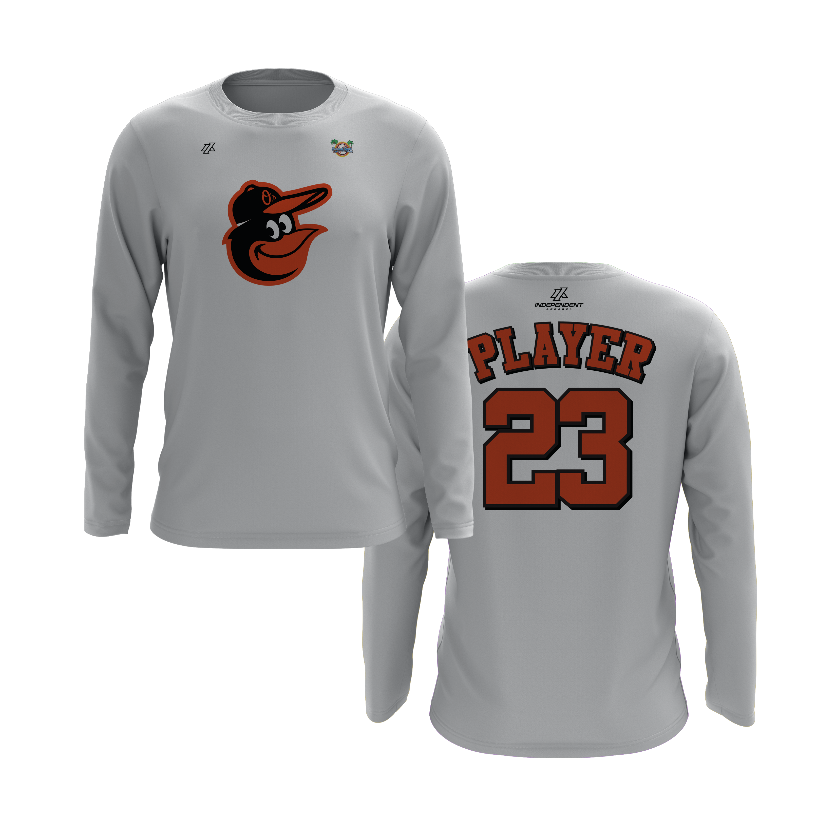 CCLL Orioles Bird Long Sleeve Shirt