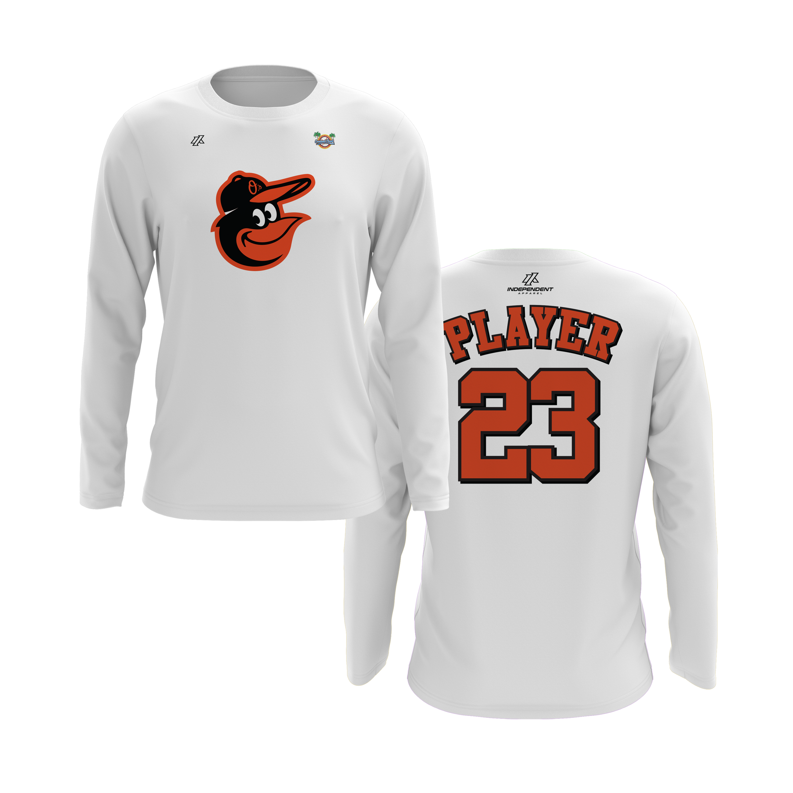 CCLL Orioles Bird Long Sleeve Shirt