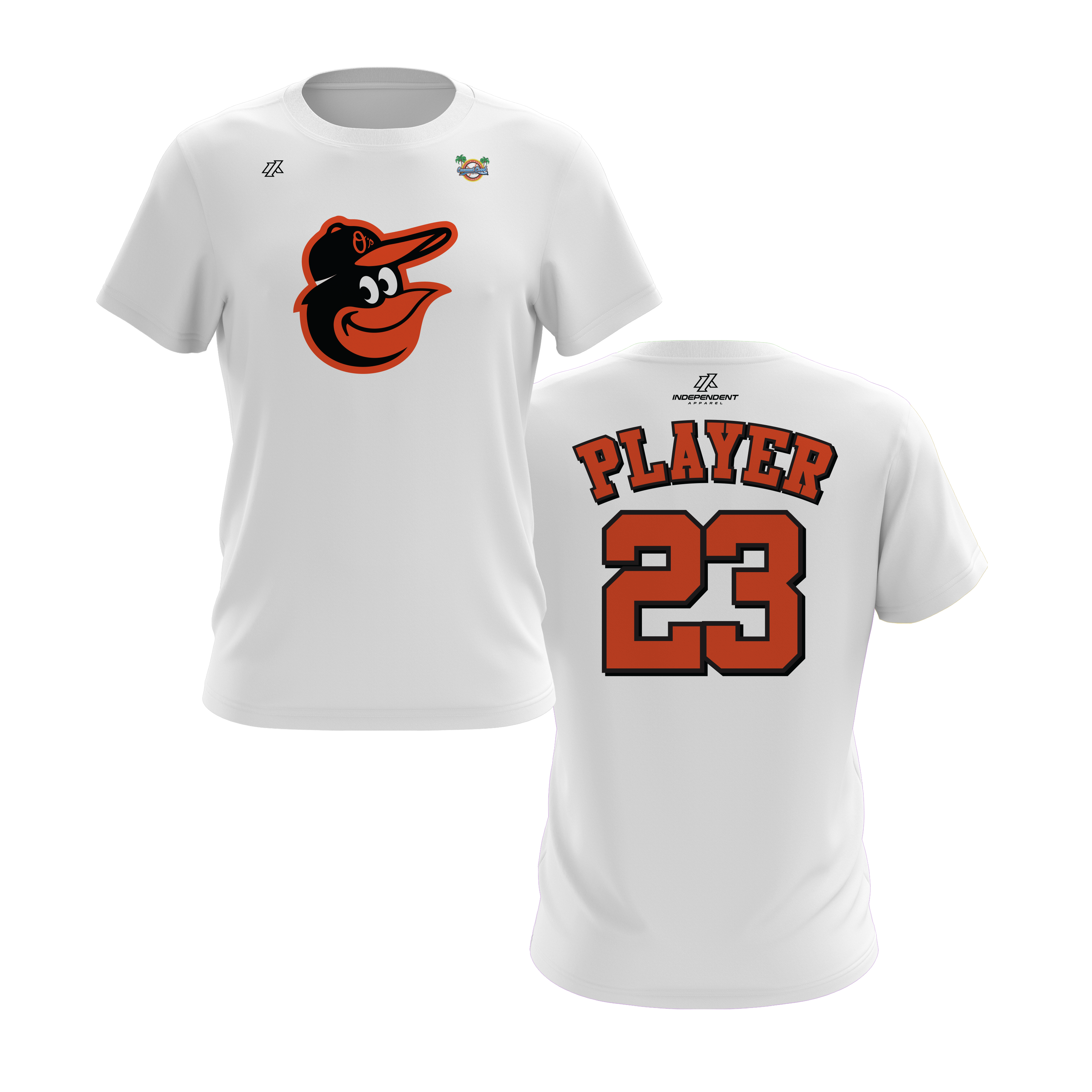 CCLL Orioles Bird Short Sleeve Shirt