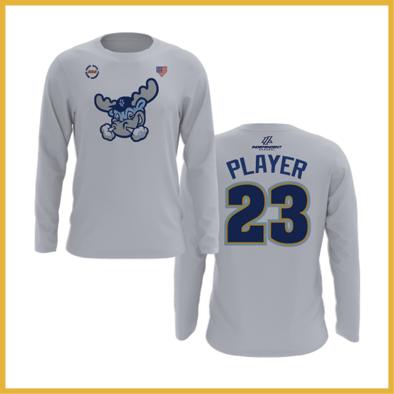 WBYB Fall '25 Blue Rocks Mascot Long Sleeve Shirt