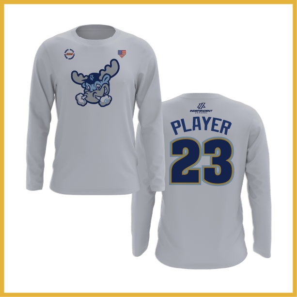 WBYB Fall '25 Blue Rocks Mascot Long Sleeve Shirt