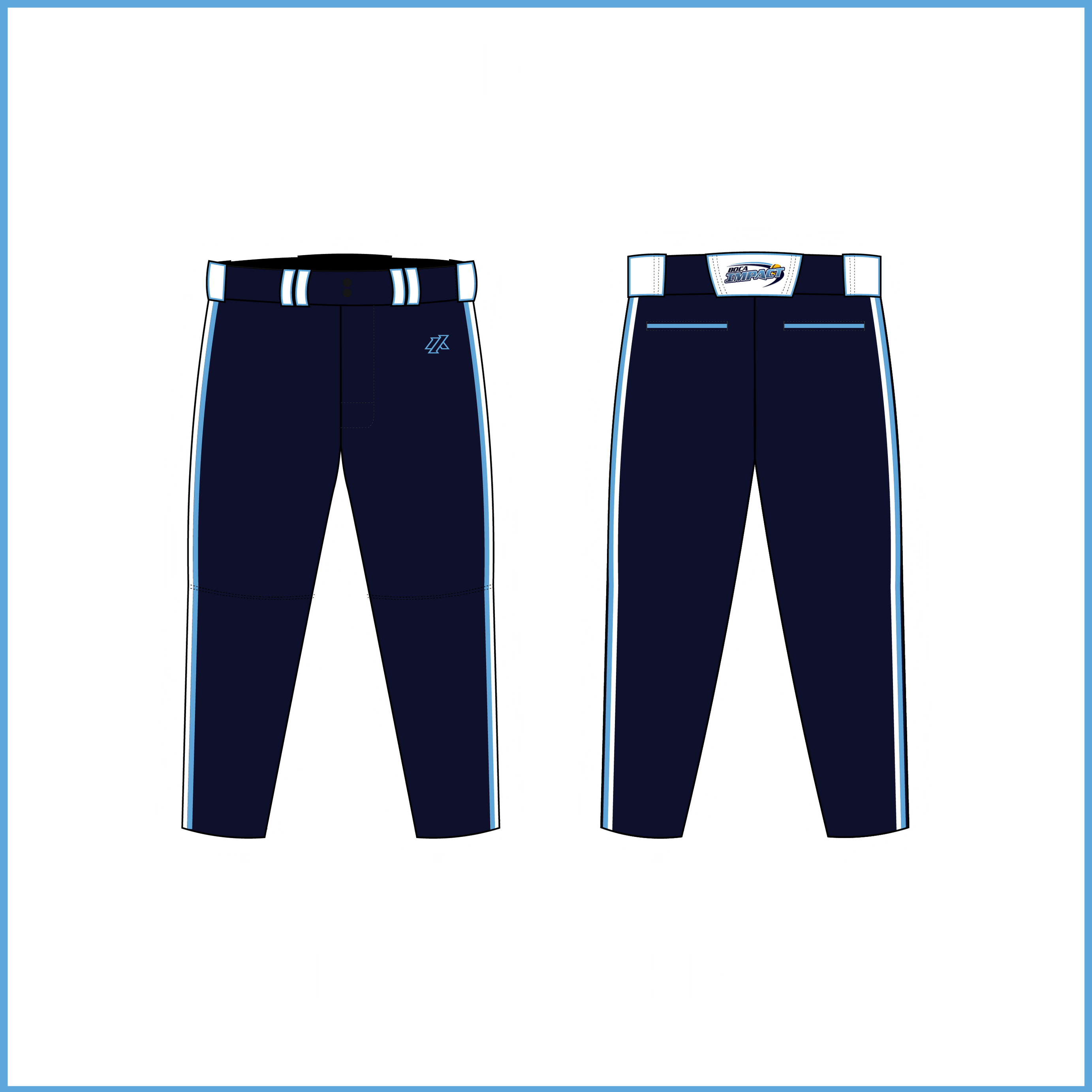 Brideau 12U Navy Knickers