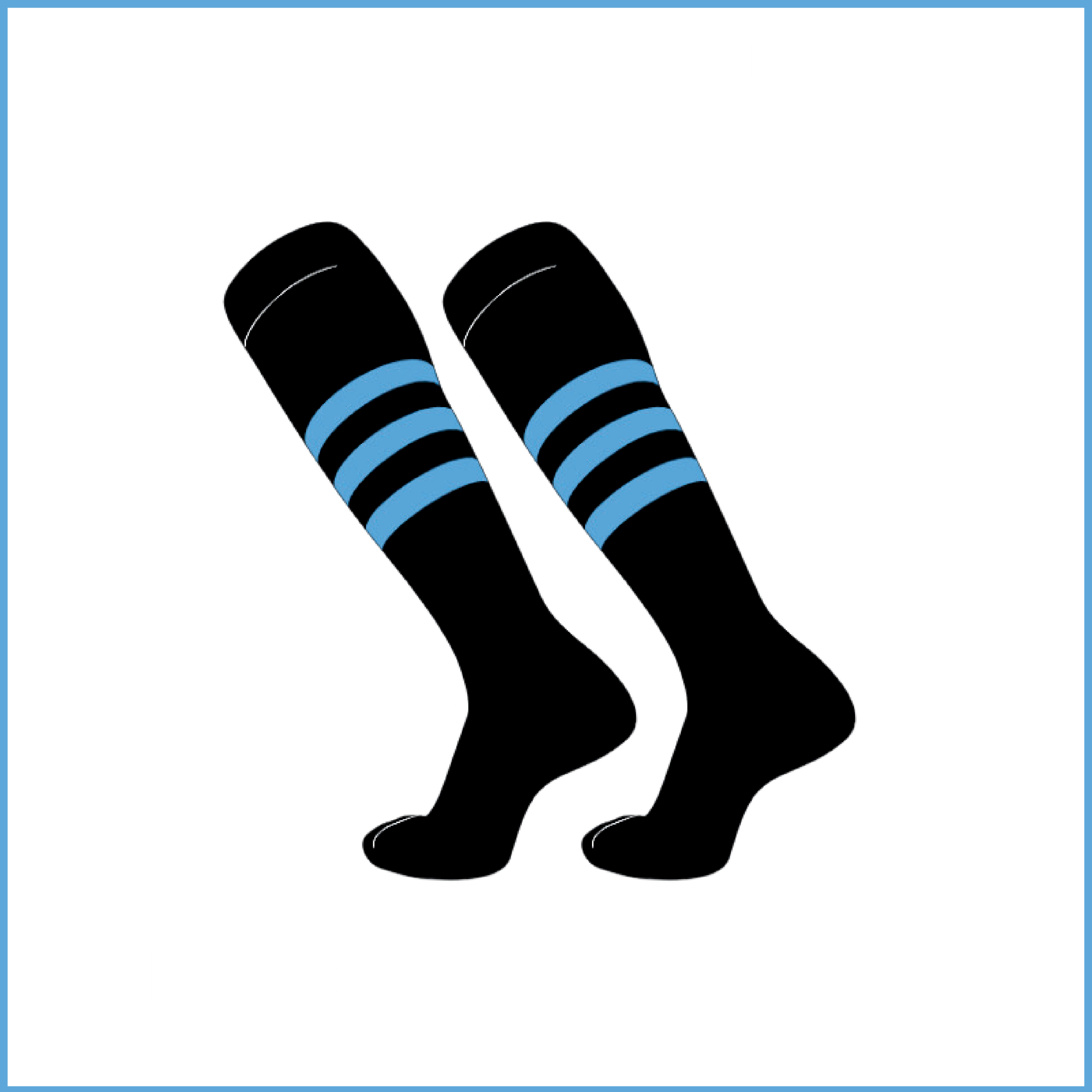 Brideau 12U Black Custom Socks