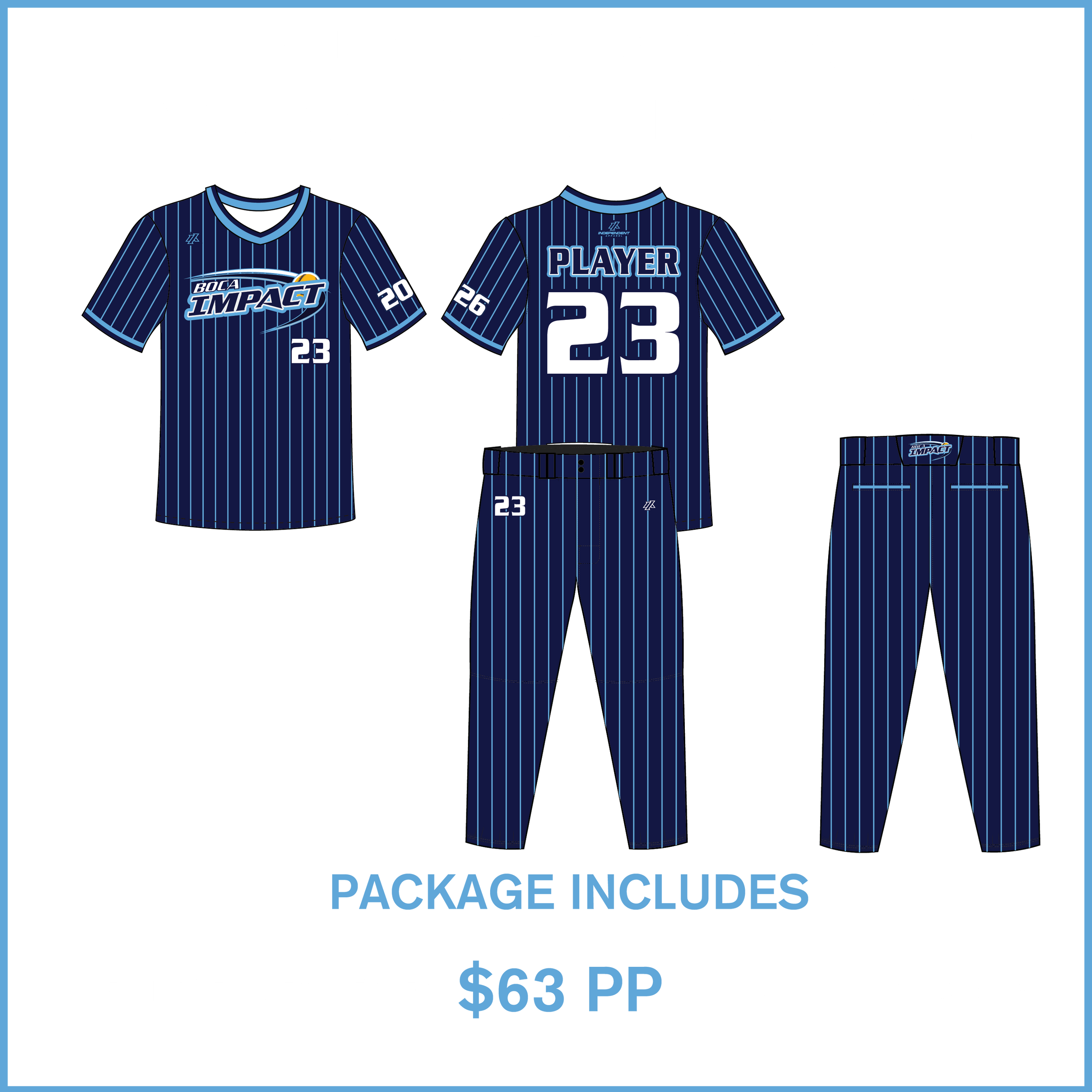 Yu 12U Returning Player Package