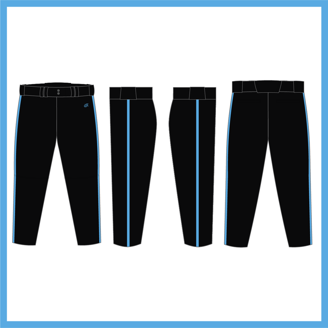Boca Pirates Black Spring 2026 Uniform Pants/Knickers