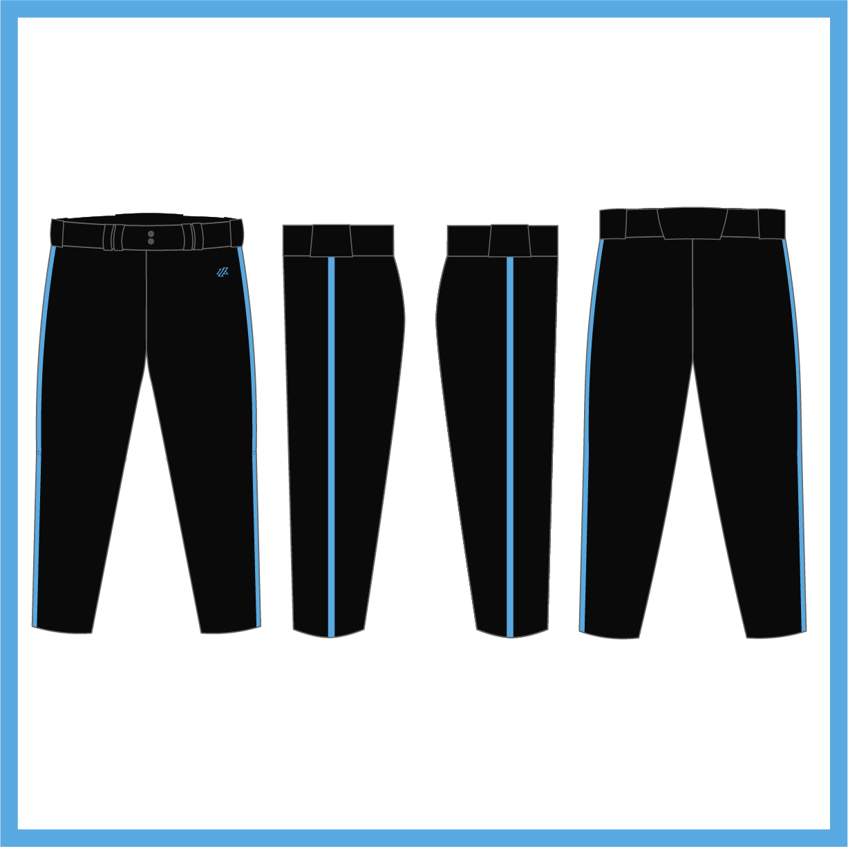 Boca Pirates Black Spring 2026 Uniform Pants/Knickers