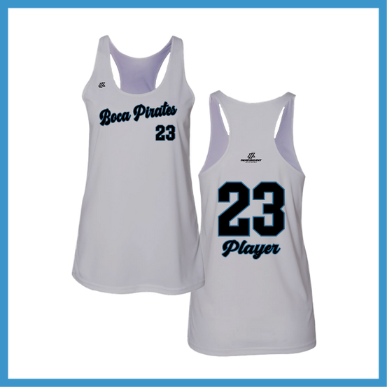 Boca Pirates Script Logo Tank Top