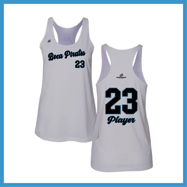 Boca Pirates Script Logo Tank Top