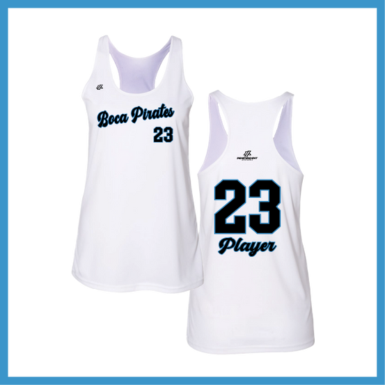 Boca Pirates Script Logo Tank Top