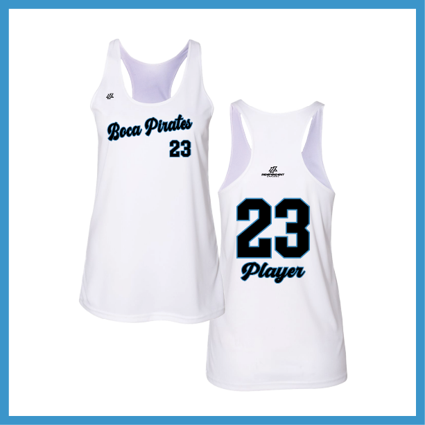 Boca Pirates Script Logo Tank Top
