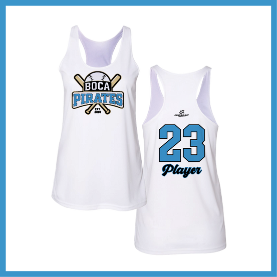 Boca Pirates Baseball Logo Tank Top