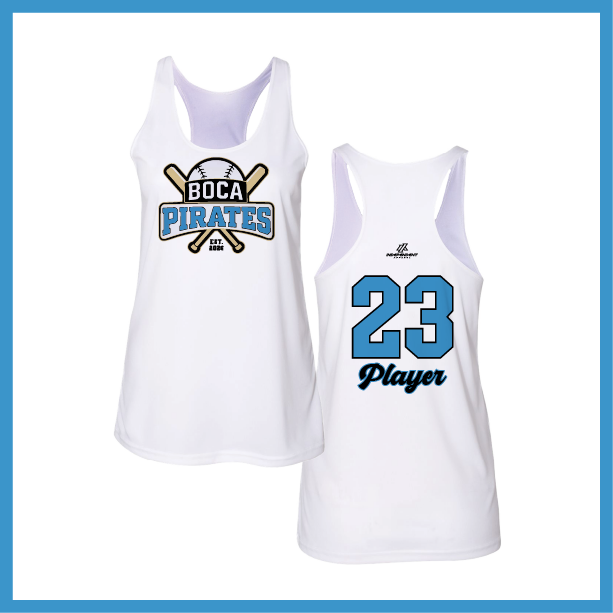 Boca Pirates Baseball Logo Tank Top