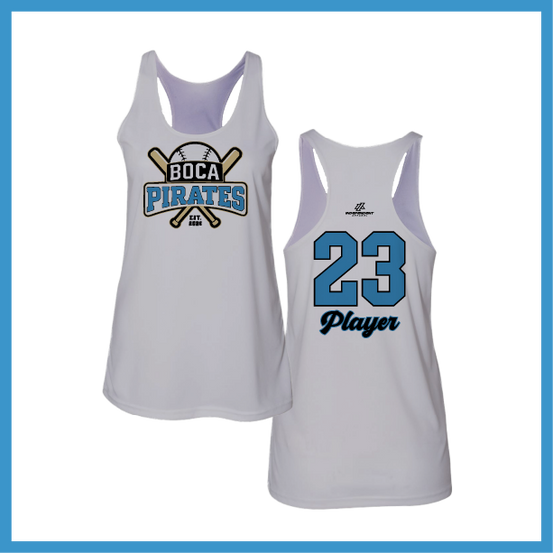 Boca Pirates Baseball Logo Tank Top
