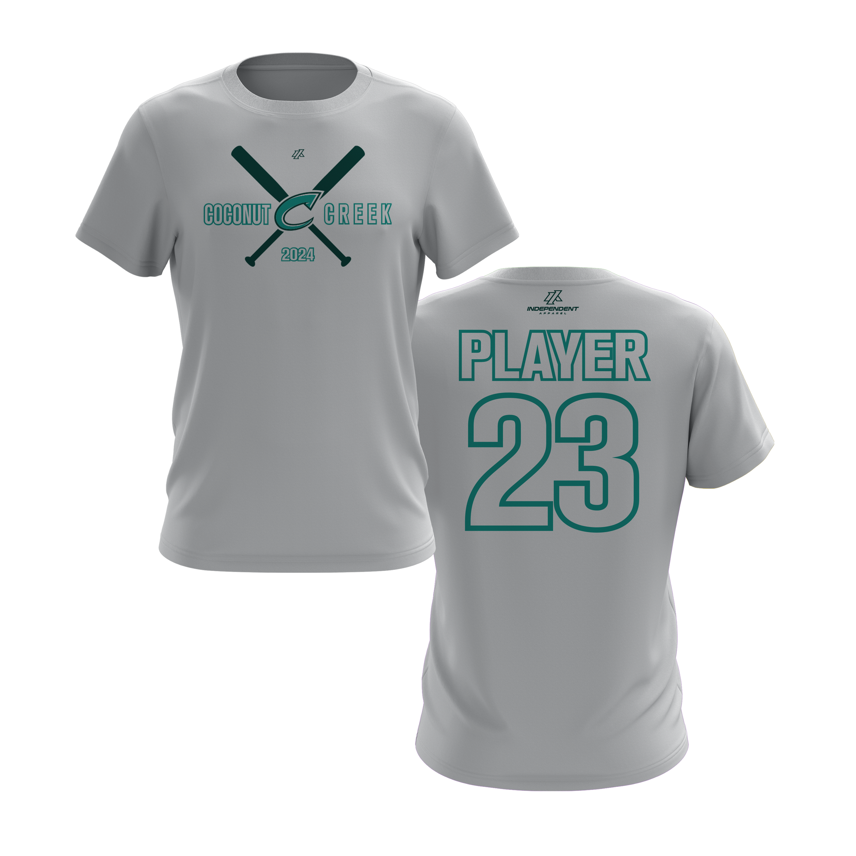 CCLL T-Ball Teal Short Sleeve Shirt