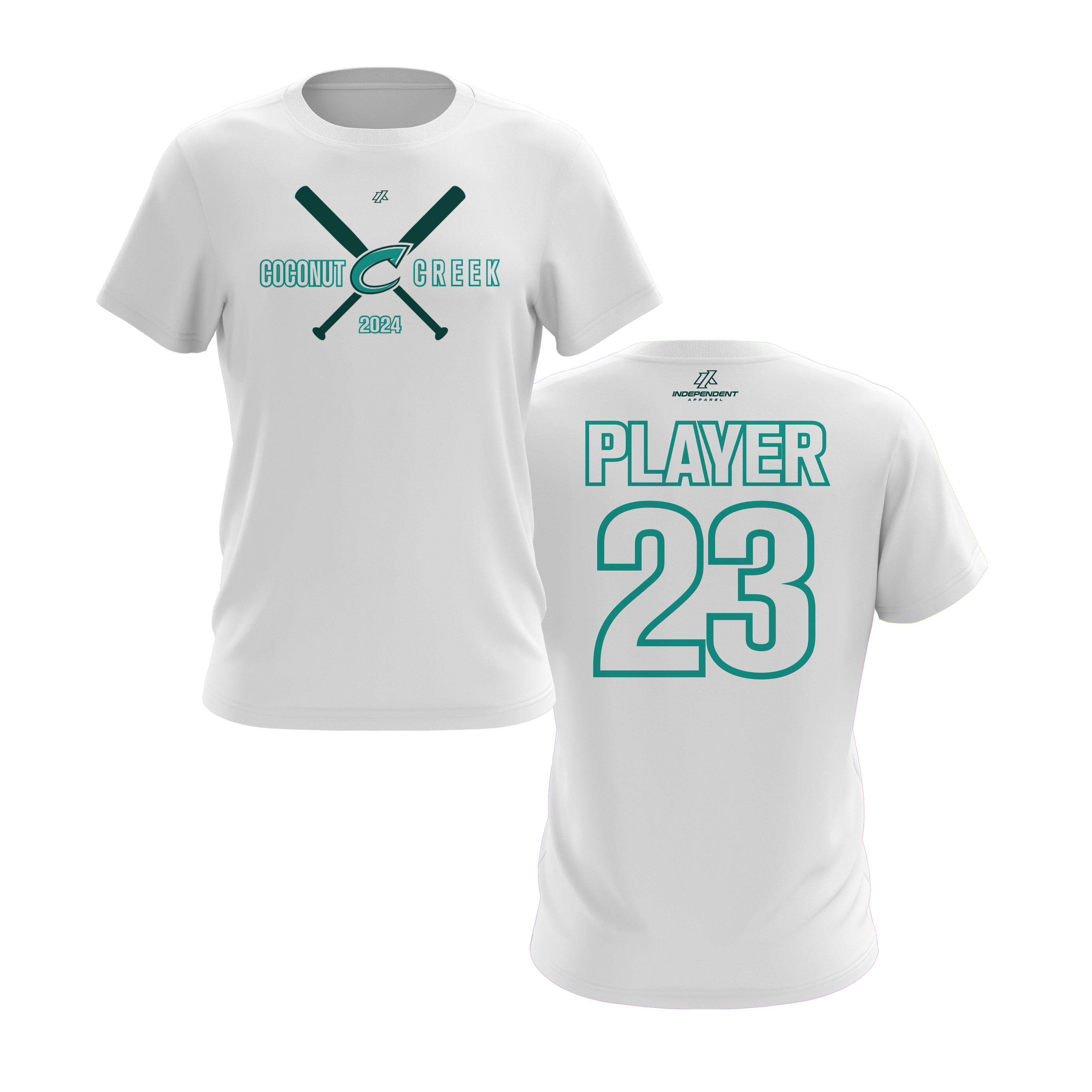 CCLL T-Ball Teal Short Sleeve Shirt