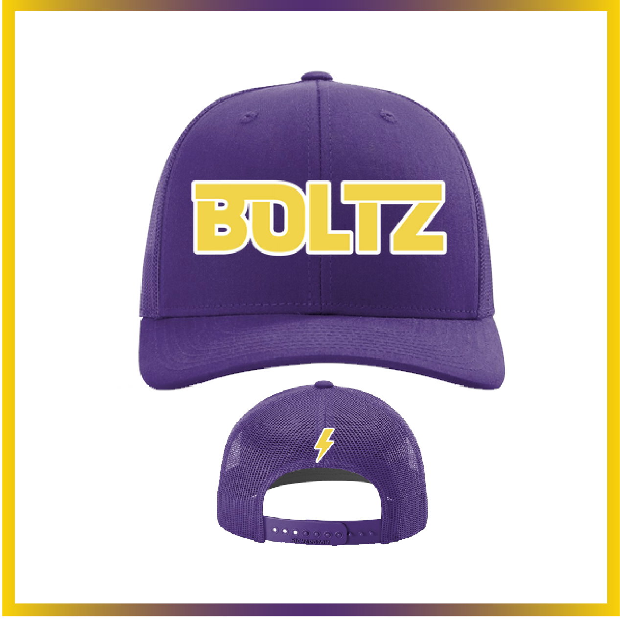 Boca Raton Boltz Purple Snapback Hat