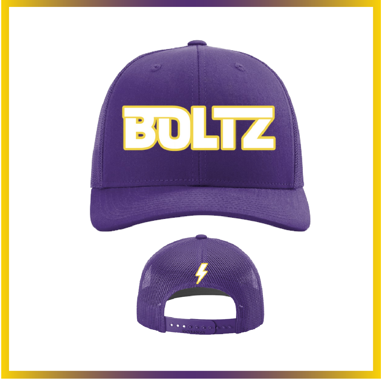 Boca Raton Boltz Purple Snapback Hat