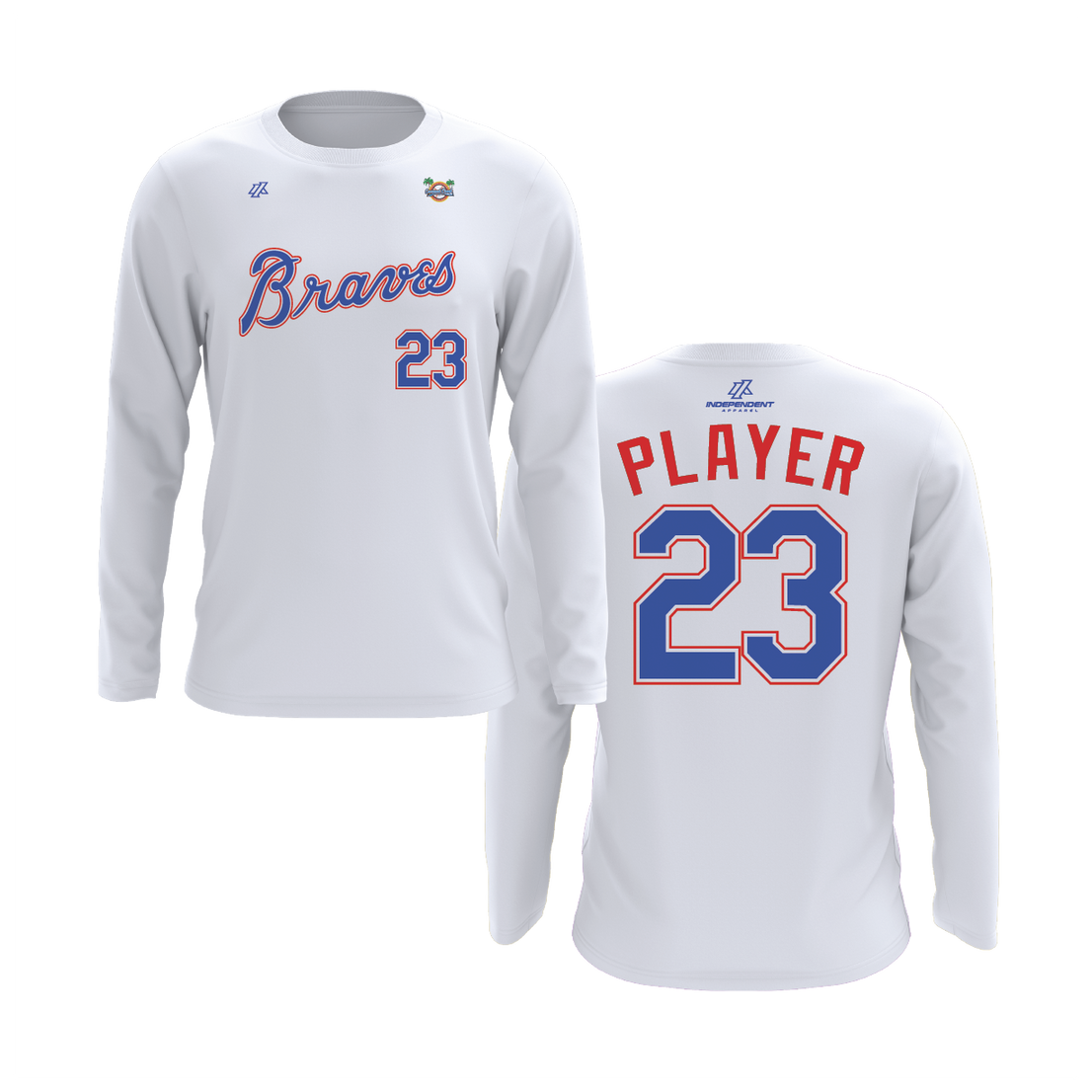 CCLL Braves Script Long Sleeve Shirt