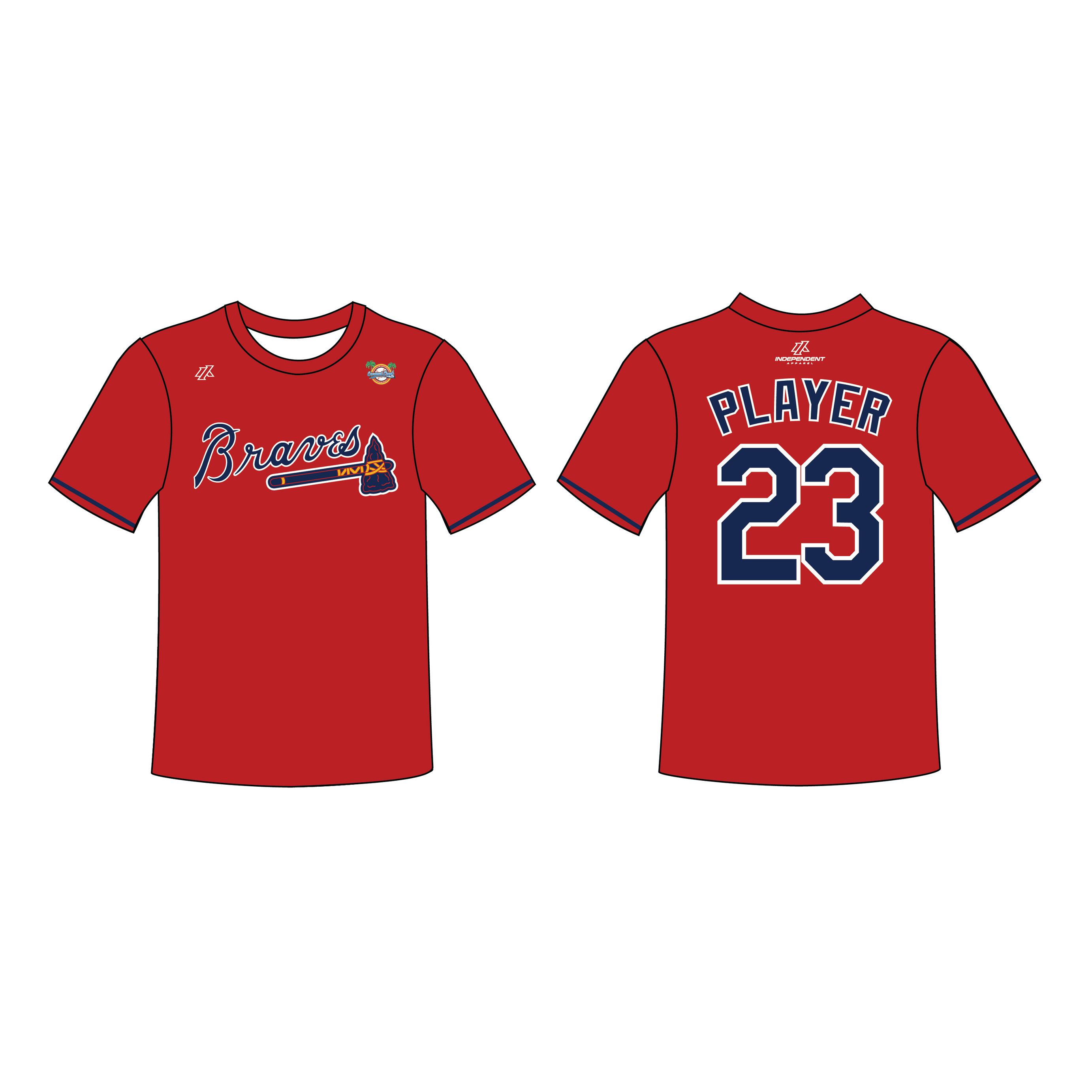 Custom braves t shirt sales