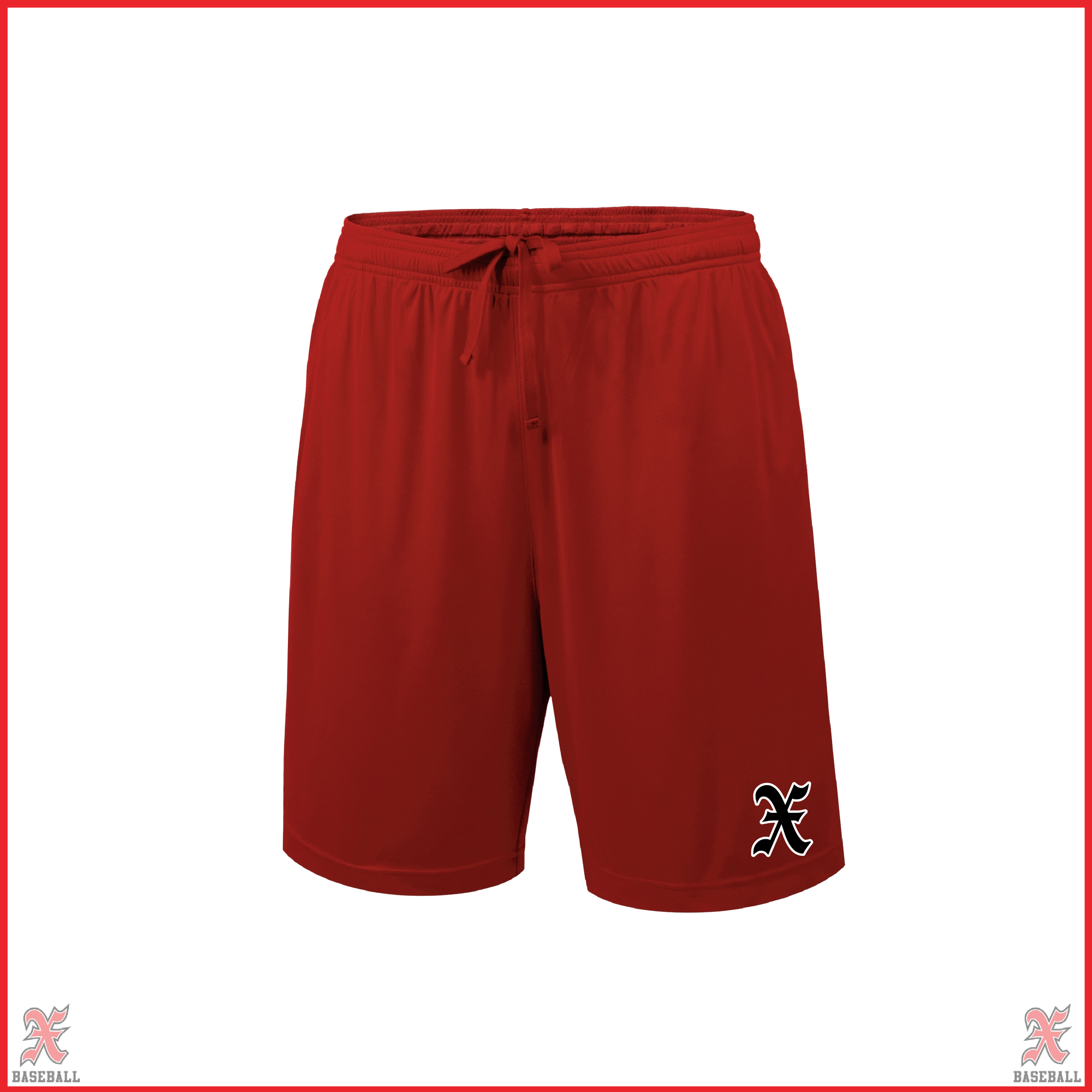 Buchko 8U Red Performance Shorts