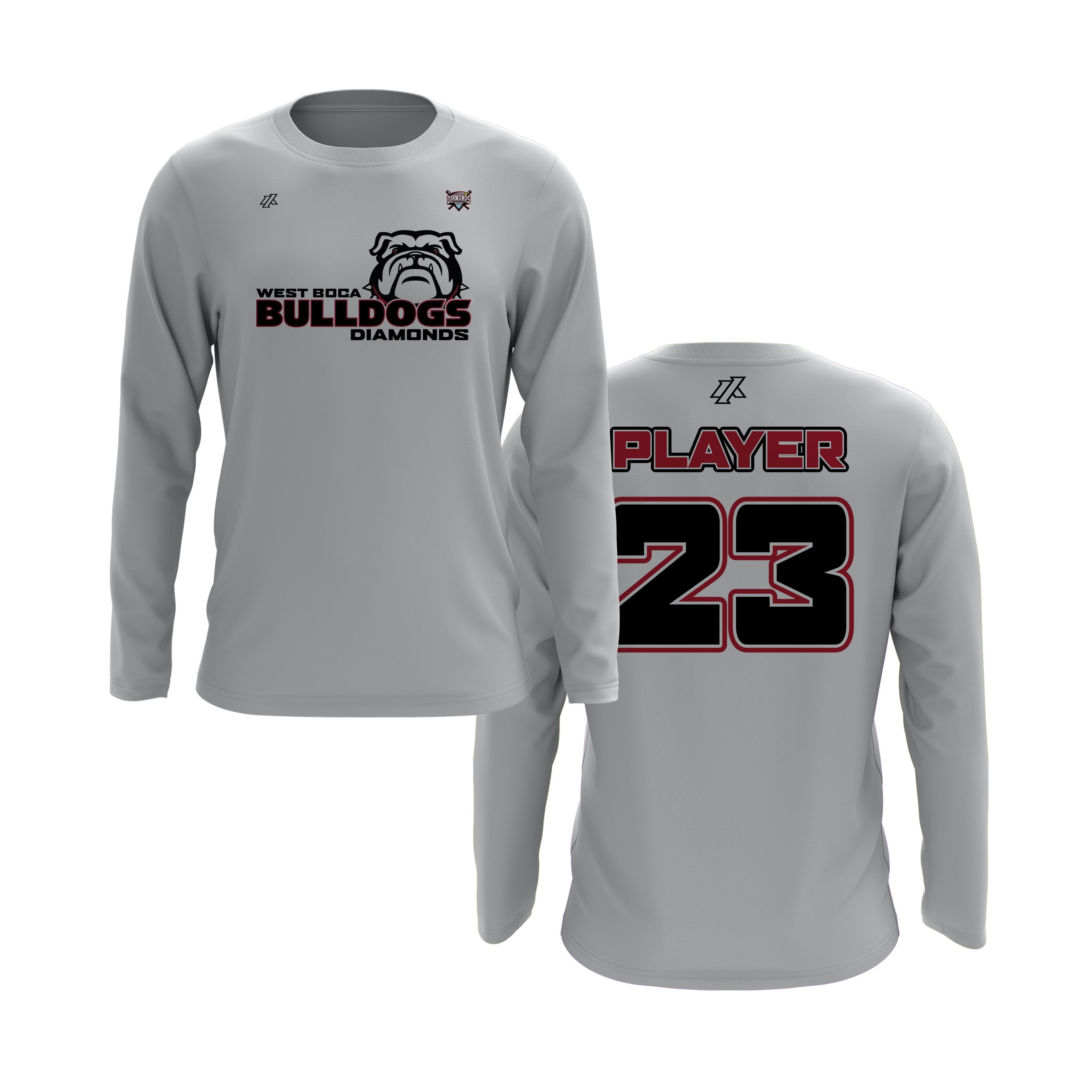 WBD Bulldogs Logo Long Sleeve Shirt