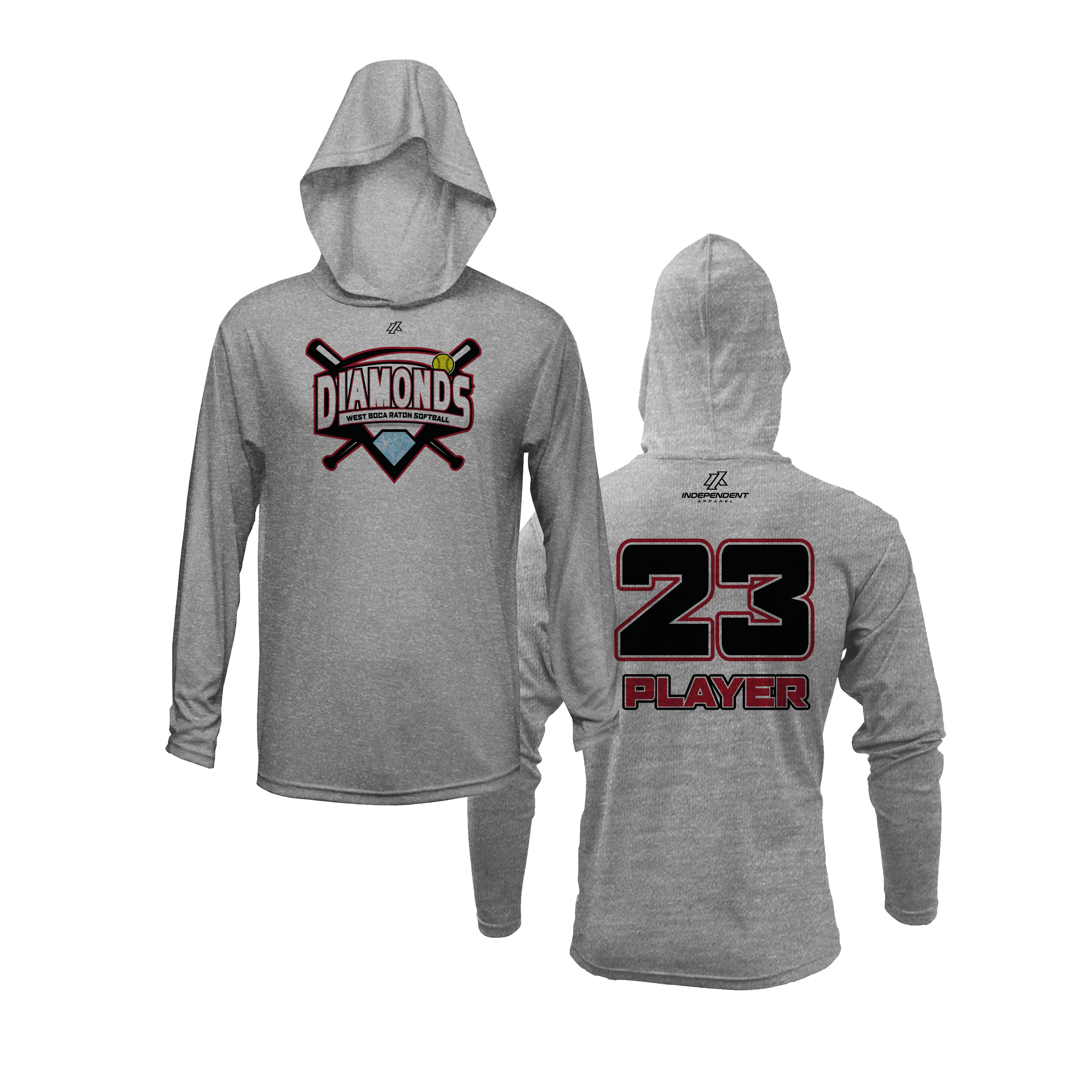 WBD Bulldogs League Logo Lightweight Hoodie