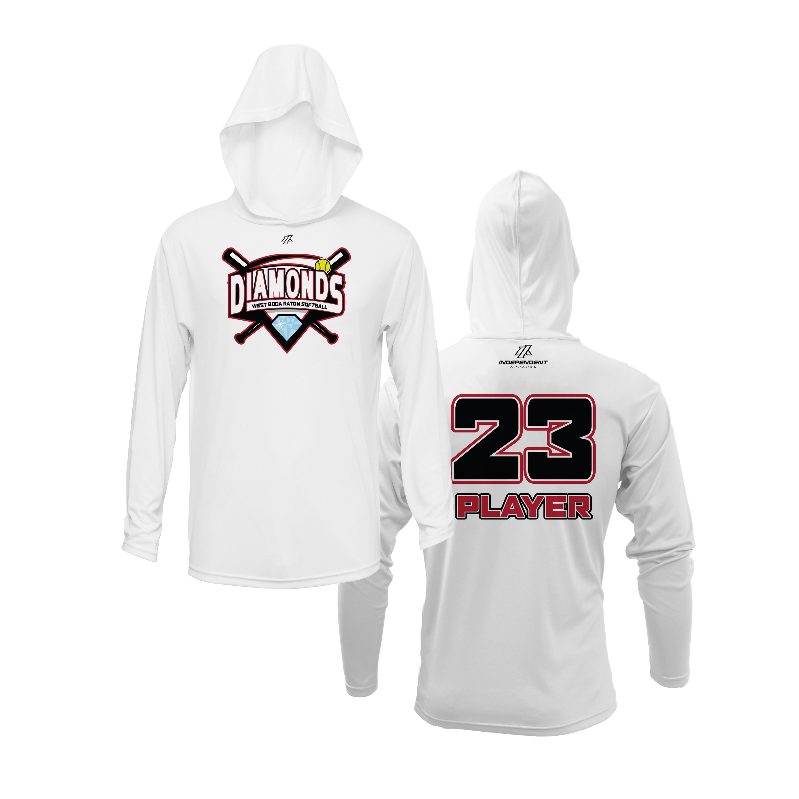 WBD Bulldogs League Logo Lightweight Hoodie