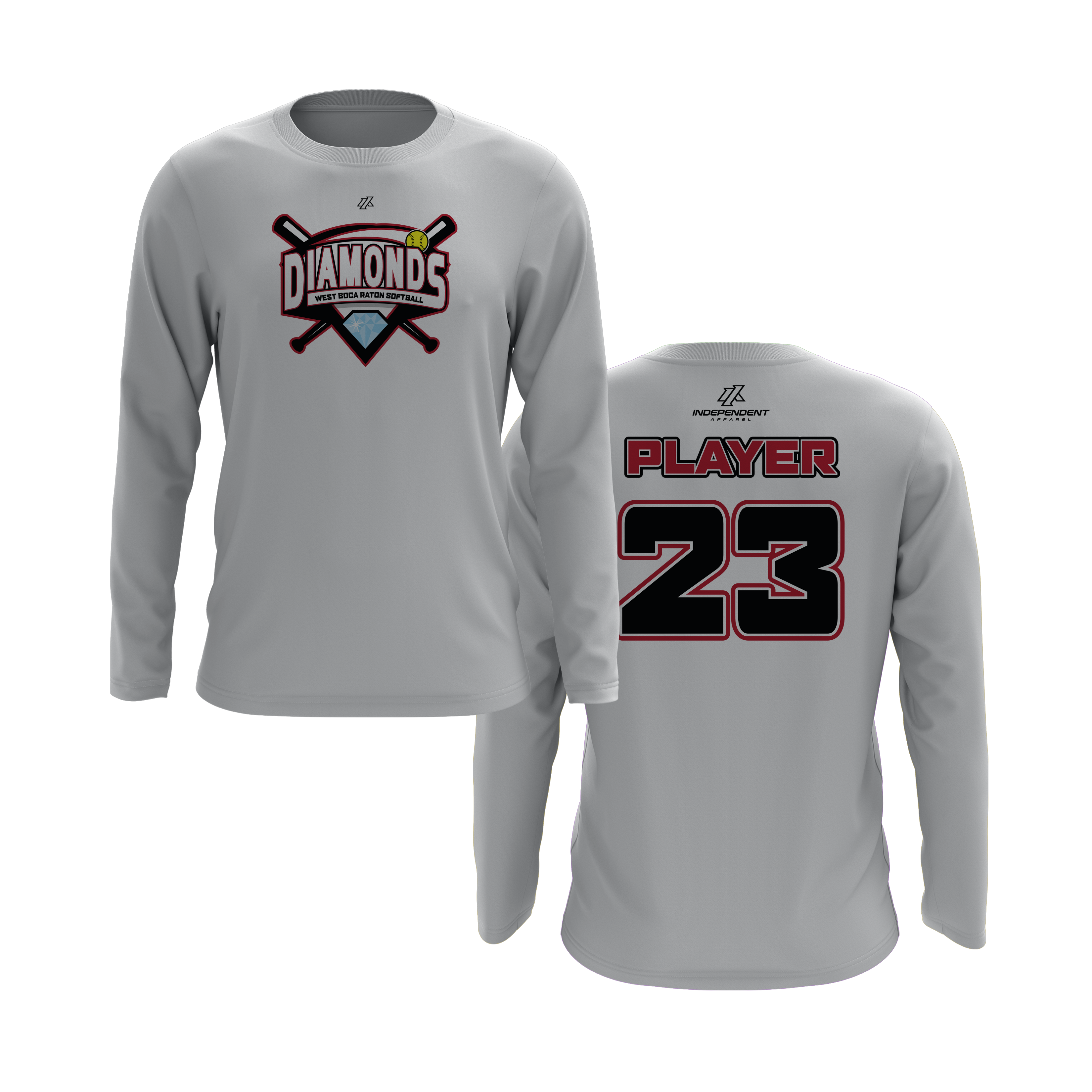 WBD Bulldogs League Logo Long Sleeve Shirt
