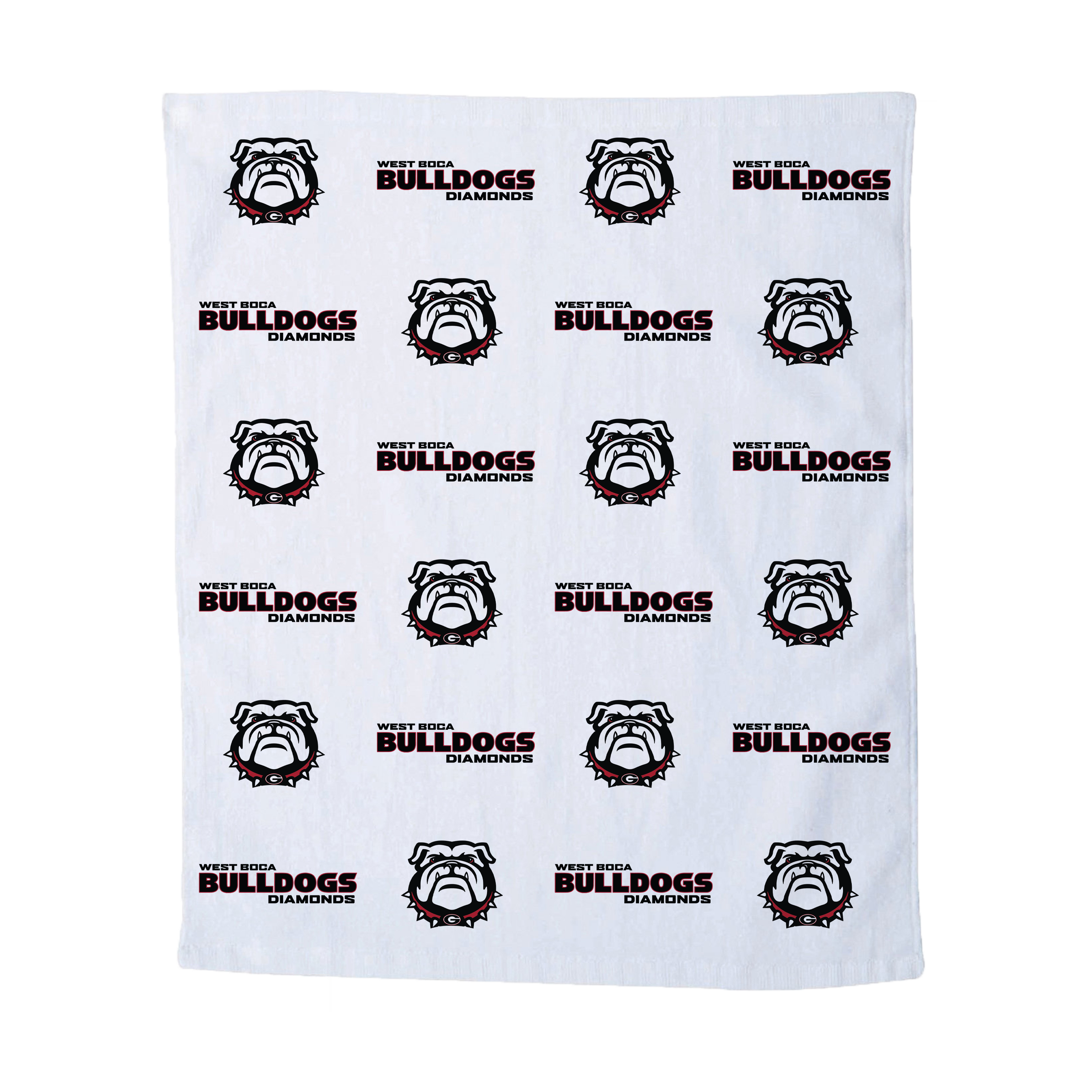 WBD Bulldogs 15" x 18" Rally Towel