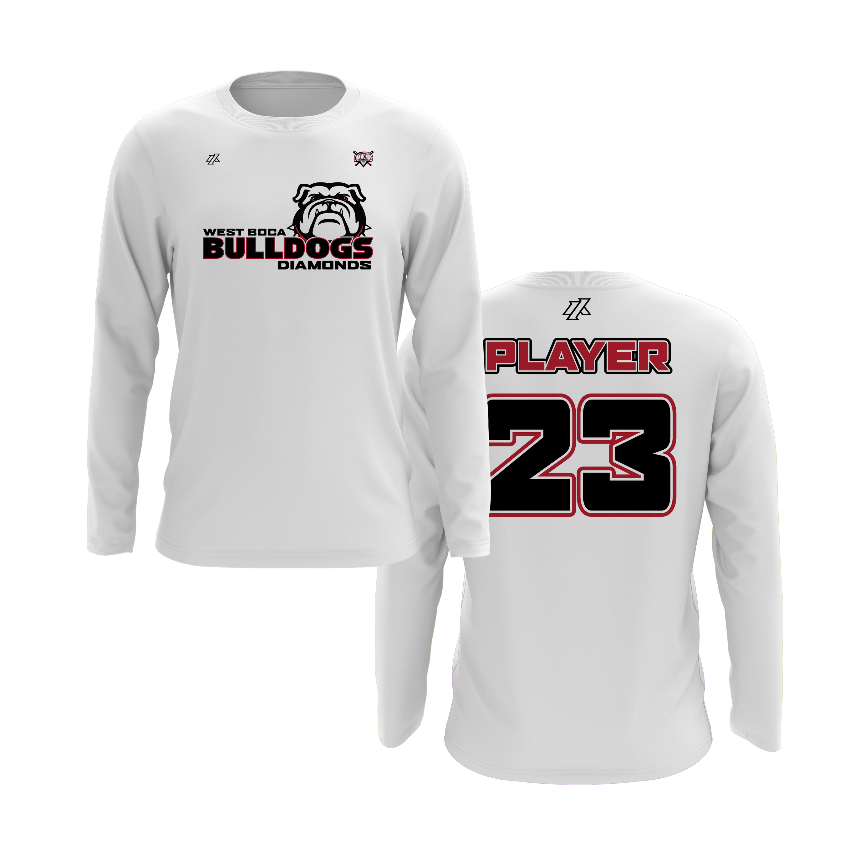 WBD Bulldogs Logo Long Sleeve Shirt
