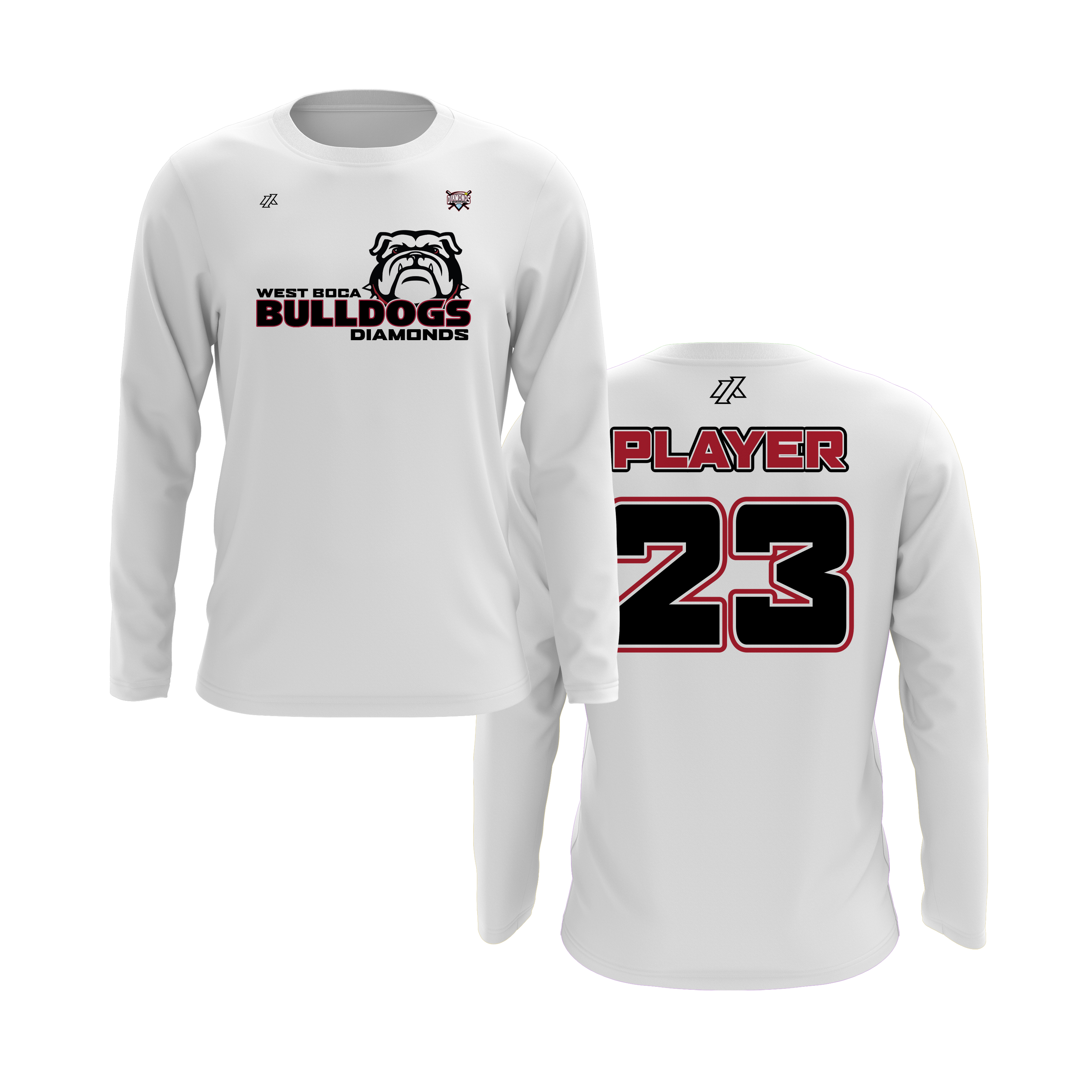 WBD Bulldogs Logo Long Sleeve Shirt