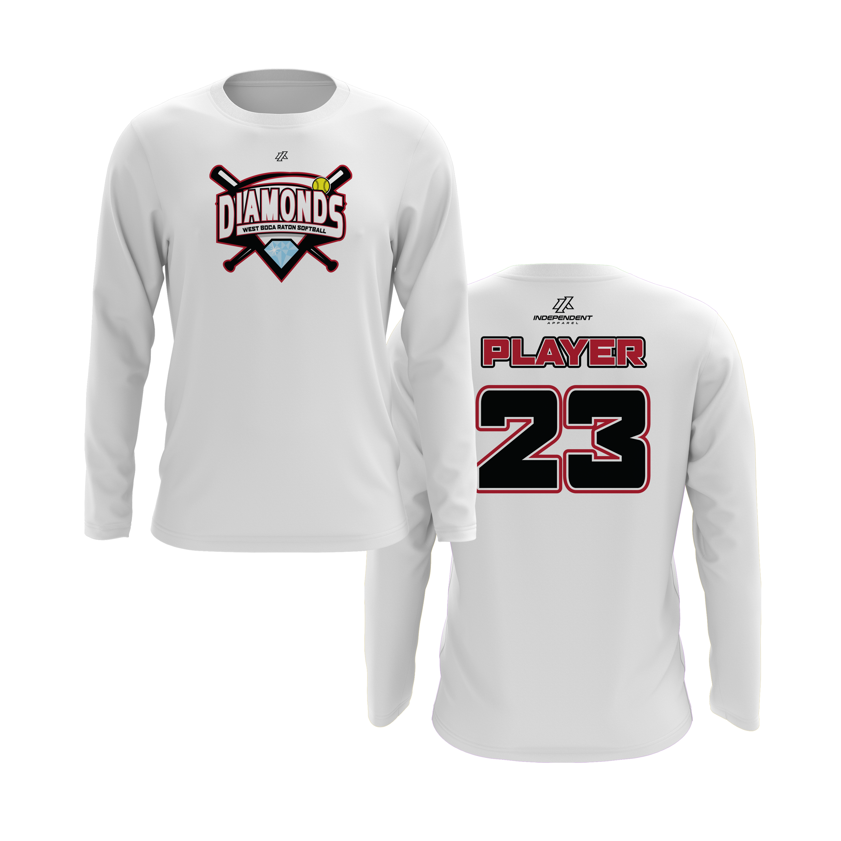 WBD Bulldogs League Logo Long Sleeve Shirt