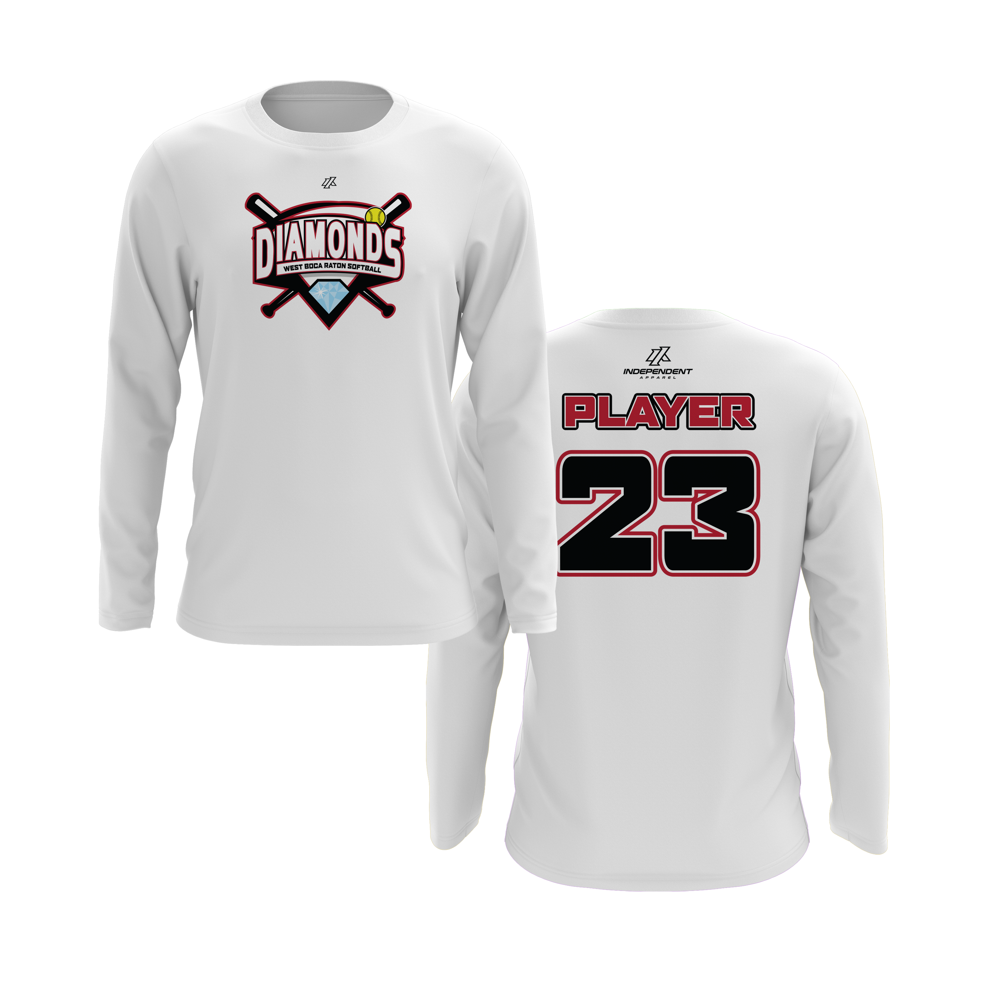 WBD Bulldogs League Logo Long Sleeve Shirt