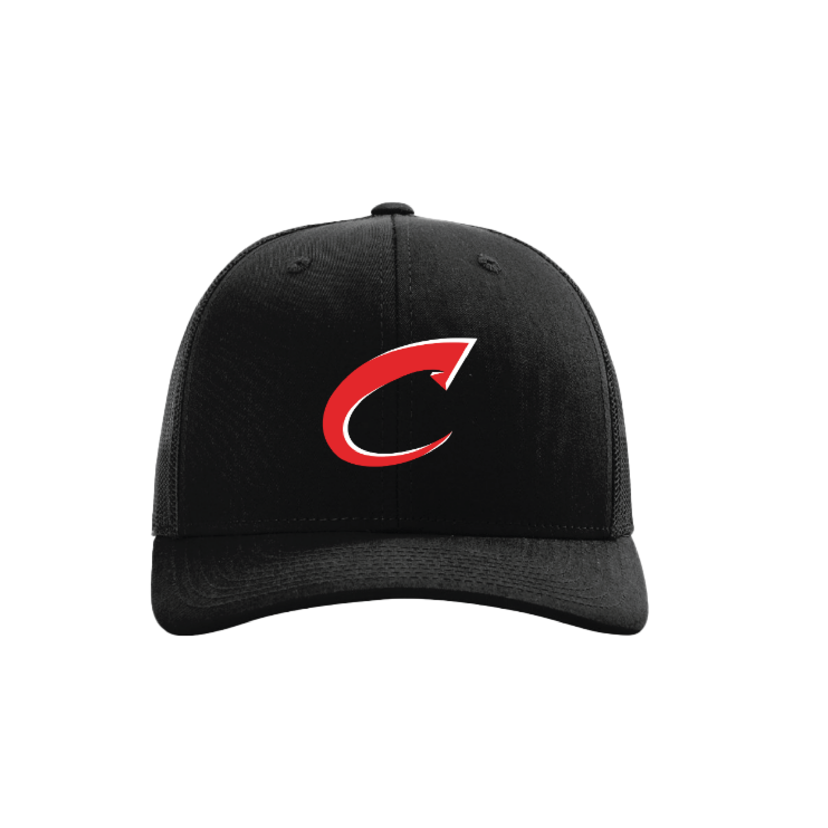 CCLL Black Snapback Hat with Red/Black C Logo