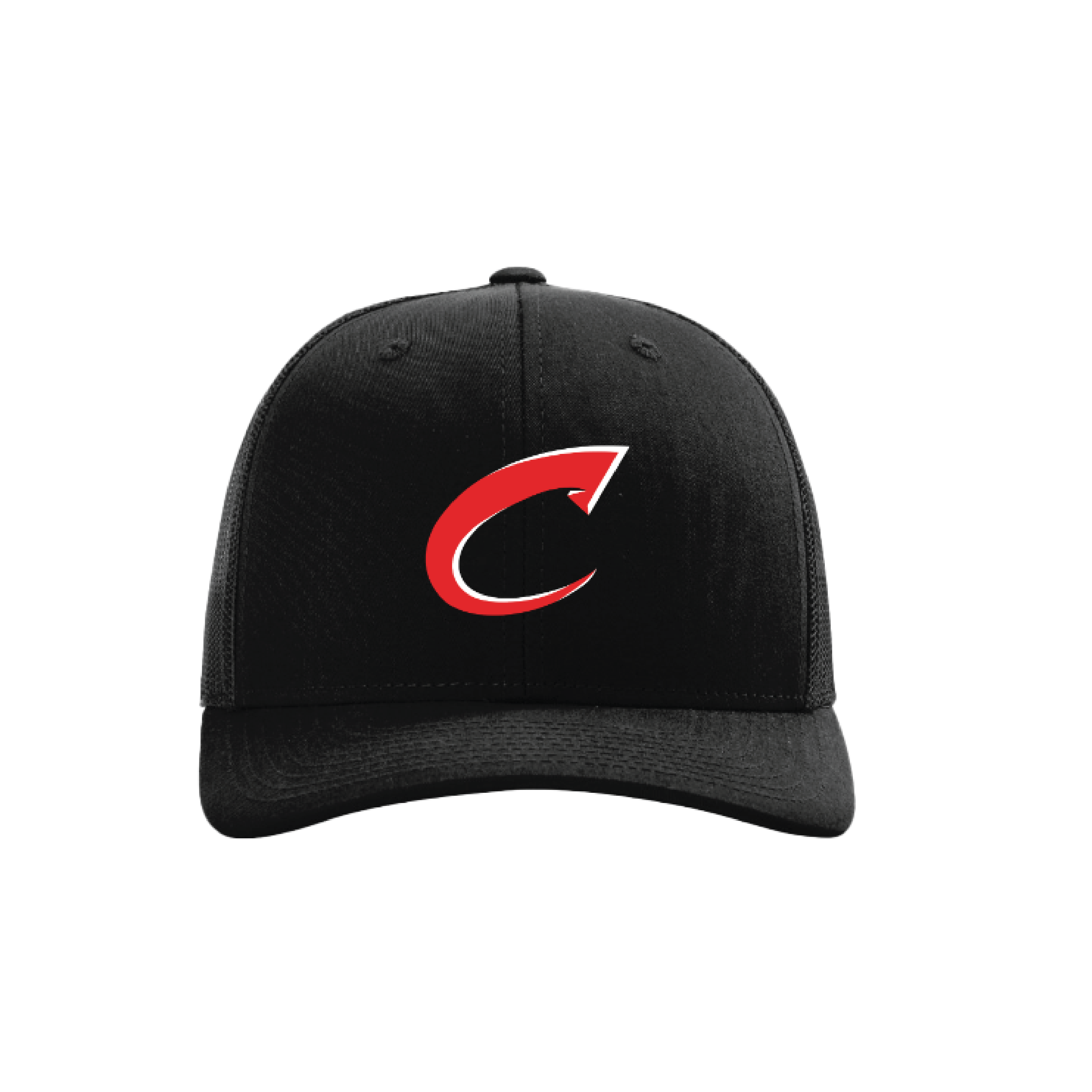 CCLL Black Snapback Hat with Red/Black C Logo