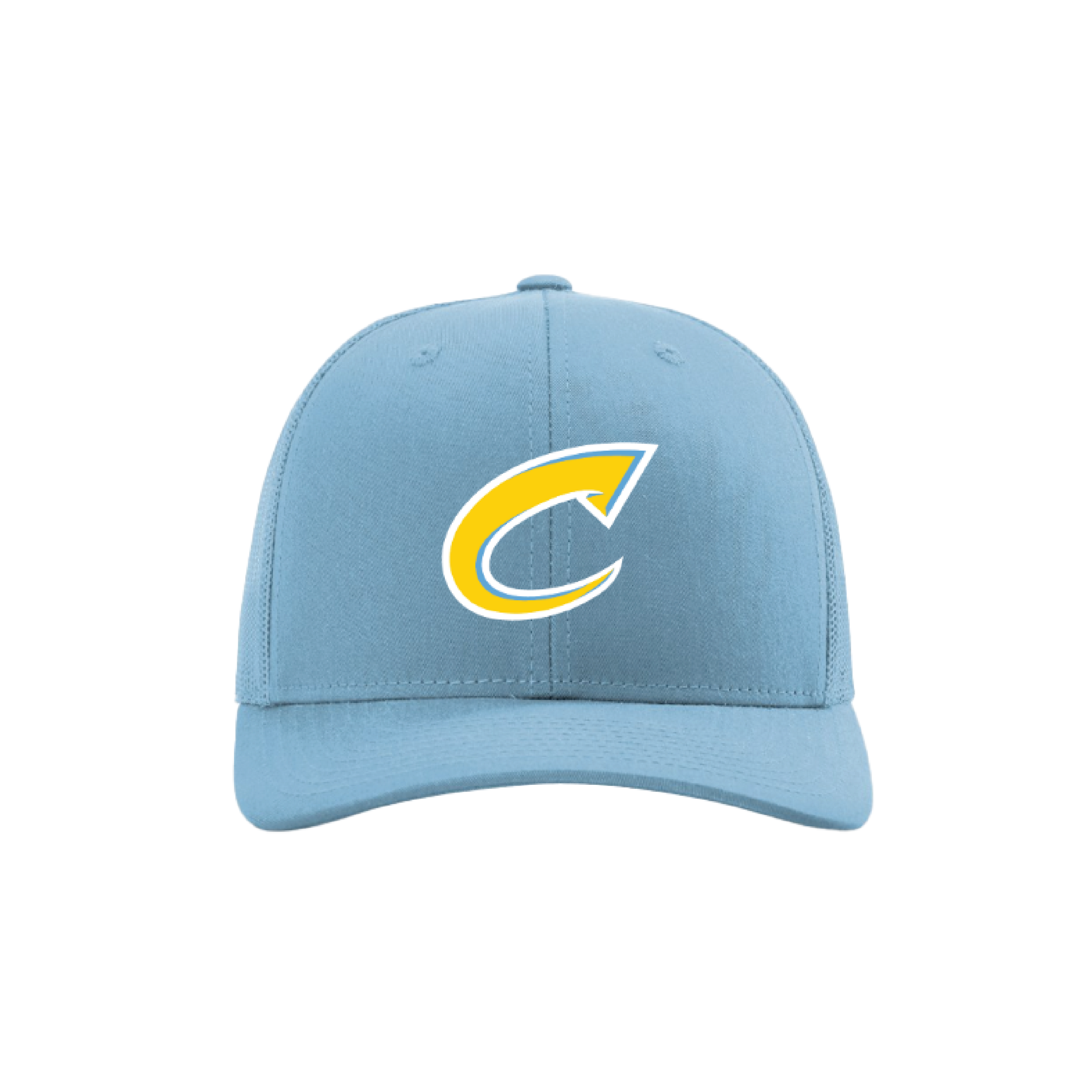 CCLL Columbia Blue Snapback Hat with Yellow/White C Logo