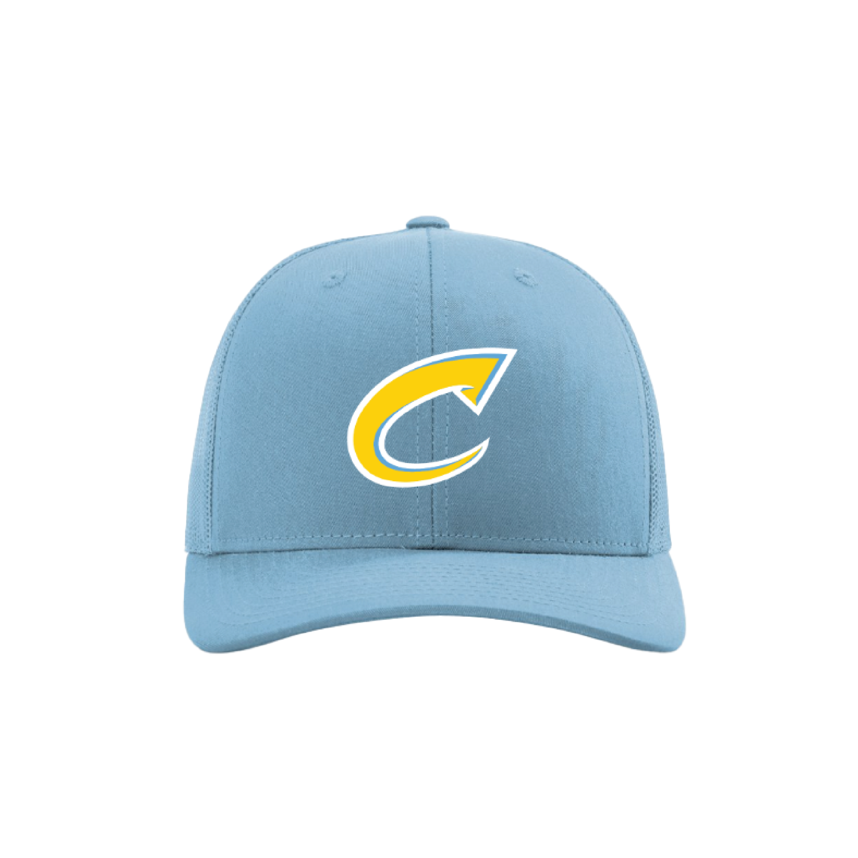 CCLL Columbia Blue Snapback Hat with Yellow/White C Logo