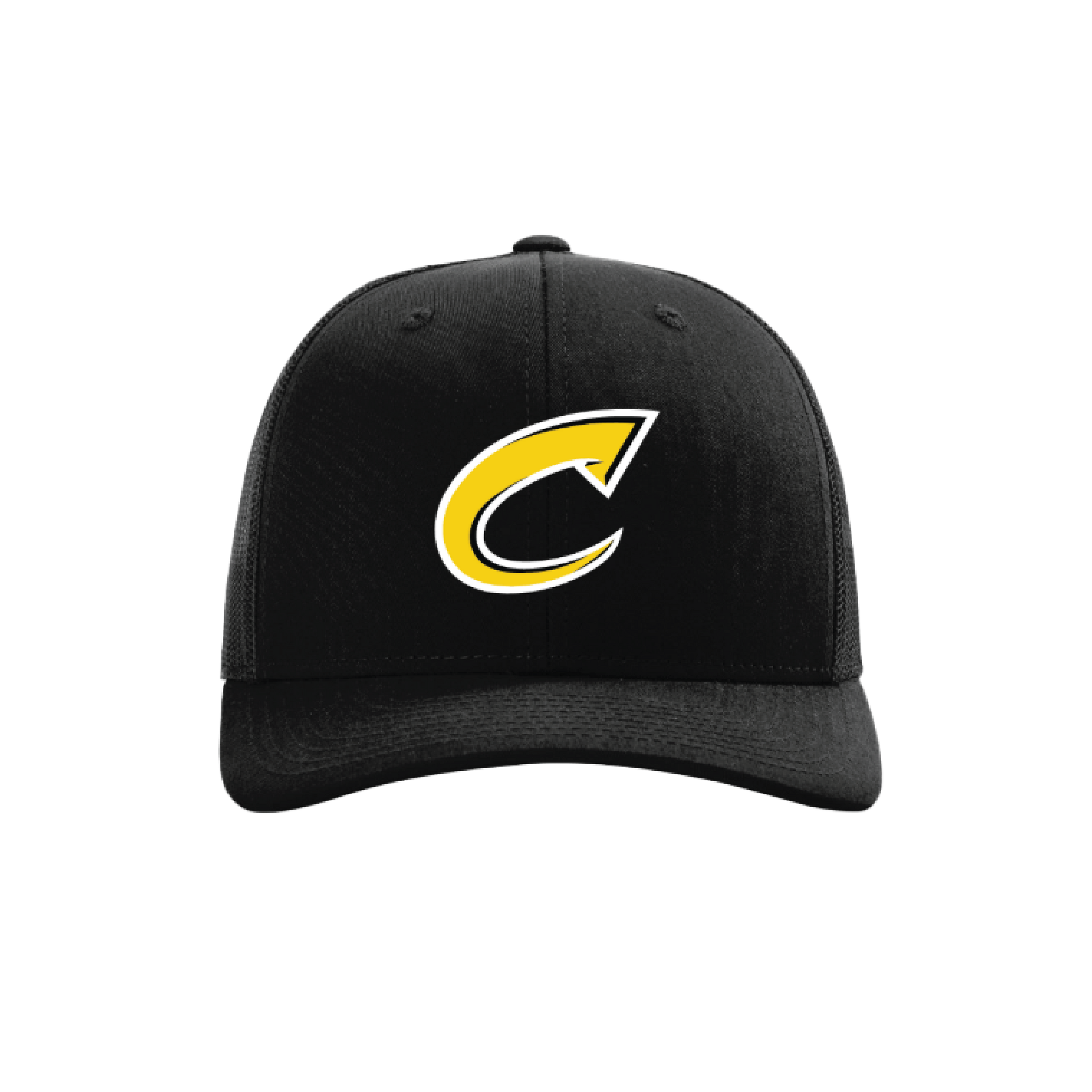 CCLL Black Snapback Hat with Yellow/White C Logo
