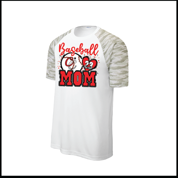 CCLL Bandits MOM Logo White Camo Short Sleeve Shirt