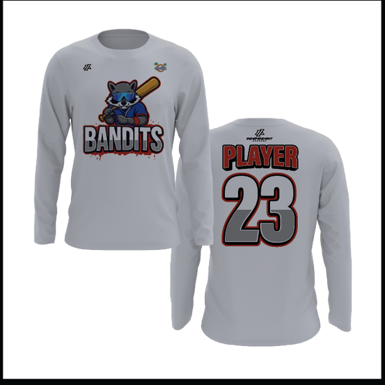 CCLL Bandits Logo Long Sleeve Shirt