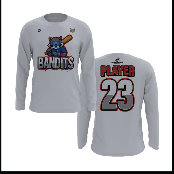 CCLL Bandits Logo Long Sleeve Shirt