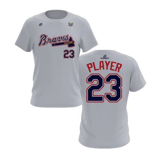 CCLL Braves Script Short Sleeve Shirt