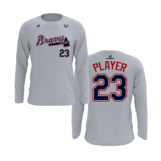 CCLL Braves Script Long Sleeve Shirt