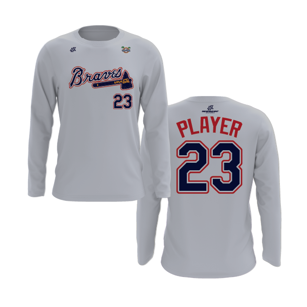 CCLL Braves Script Long Sleeve Shirt