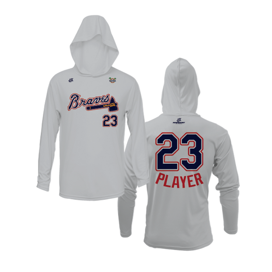 CCLL Braves Script Logo Lightweight Hoodie