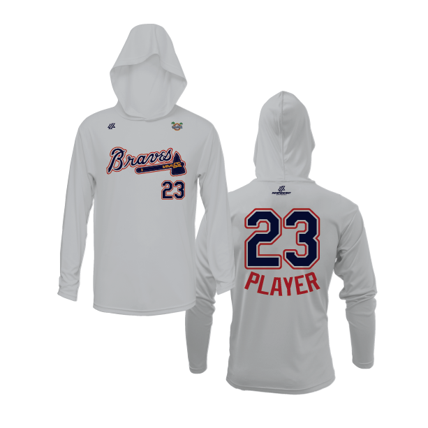 CCLL Braves Script Logo Lightweight Hoodie