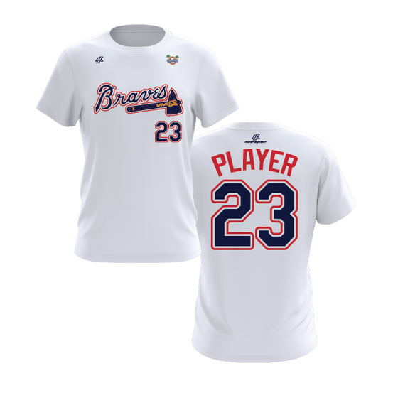 CCLL Braves Script Short Sleeve Shirt