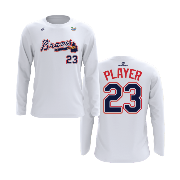 CCLL Braves Script Long Sleeve Shirt